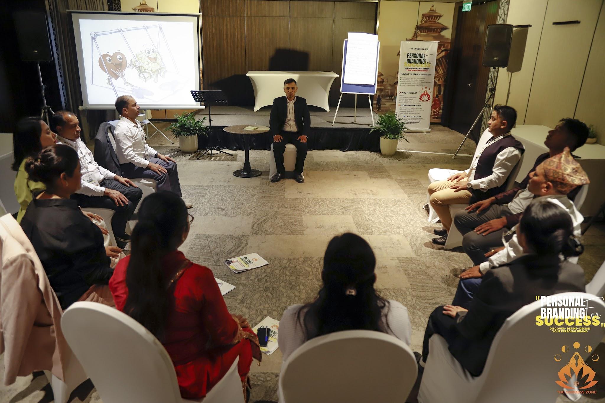 Group session at a Personal Branding for Success workshop